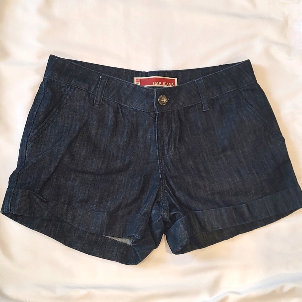 Blue jean shorts